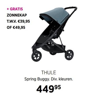 Aanbiedingen Thule spring buggy - Thule - Geldig van 17/06/2020 tot 20/07/2020 bij Babypark