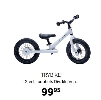 Aanbiedingen Trybike steel loopfiets - Trybike - Geldig van 17/06/2020 tot 20/07/2020 bij Babypark