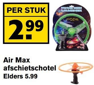 Aanbiedingen Air max afschietschotel - Huismerk - Hoogvliet - Geldig van 24/06/2020 tot 30/06/2020 bij Hoogvliet