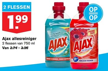 Aanbiedingen Ajax allesreiniger - Ajax - Geldig van 24/06/2020 tot 30/06/2020 bij Hoogvliet