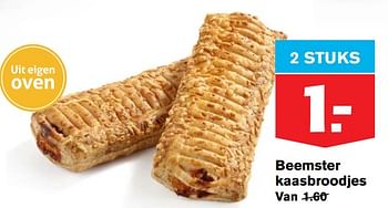 Aanbiedingen Beemster kaasbroodjes - Beemster - Geldig van 24/06/2020 tot 30/06/2020 bij Hoogvliet