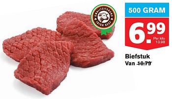 Aanbiedingen Biefstuk - Huismerk - Hoogvliet - Geldig van 24/06/2020 tot 30/06/2020 bij Hoogvliet