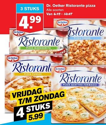 Aanbiedingen Dr. oetker ristorante pizza - Dr. Oetker - Geldig van 24/06/2020 tot 30/06/2020 bij Hoogvliet