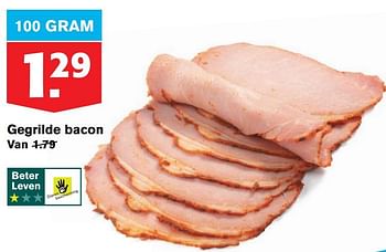 Aanbiedingen Gegrilde bacon - Huismerk - Hoogvliet - Geldig van 24/06/2020 tot 30/06/2020 bij Hoogvliet