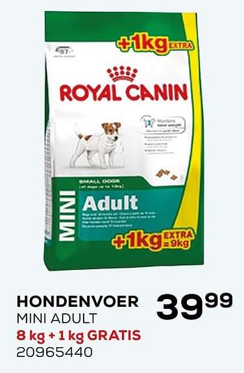 Aanbiedingen Hondenvoer mini adult - Royal Canin - Geldig van 26/06/2020 tot 28/07/2020 bij Supra Bazar