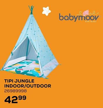 Aanbiedingen Tipi jungle indoor-outdoor - BabyMoov - Geldig van 26/06/2020 tot 28/07/2020 bij Supra Bazar