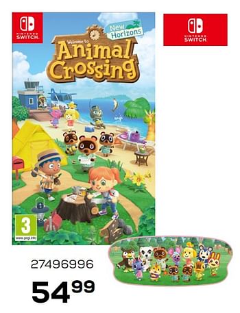 Aanbiedingen Animal crossing - Nintendo - Geldig van 26/06/2020 tot 28/07/2020 bij Supra Bazar
