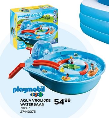 Aanbiedingen Aqua vrolijke waterbaan - Playmobil - Geldig van 26/06/2020 tot 28/07/2020 bij Supra Bazar