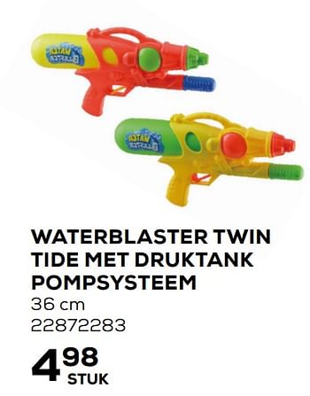 Aanbiedingen Waterblaster twin tide met druktank pompsysteem - Huismerk - Supra Bazar - Geldig van 26/06/2020 tot 28/07/2020 bij Supra Bazar