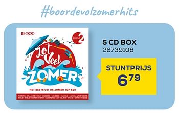 Aanbiedingen Zot veel zomer - 5 cd box - Huismerk - Supra Bazar - Geldig van 26/06/2020 tot 28/07/2020 bij Supra Bazar