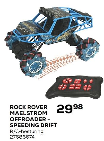 Aanbiedingen Rock rover maelstrom offroader - speeding drift - Huismerk - Supra Bazar - Geldig van 26/06/2020 tot 28/07/2020 bij Supra Bazar