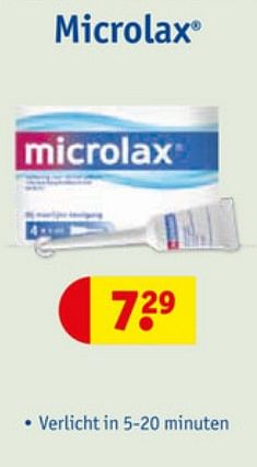 Aanbiedingen Microlax - Microlax - Geldig van 23/06/2020 tot 05/07/2020 bij Kruidvat