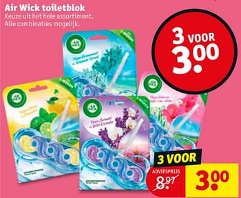 Aanbiedingen Air wick toiletblok - Airwick - Geldig van 23/06/2020 tot 05/07/2020 bij Kruidvat