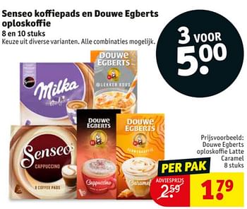 Aanbiedingen Douwe egberts oploskoffie latte caramel - Douwe Egberts - Geldig van 23/06/2020 tot 05/07/2020 bij Kruidvat