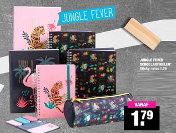 Aanbiedingen Jungle fever schoolartikelen sticky notes - Huismerk - Big Bazar - Geldig van 22/06/2020 tot 05/07/2020 bij Big Bazar