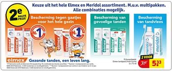 Aanbiedingen Elmex tandpasta anti-caries - Elmex - Geldig van 23/06/2020 tot 05/07/2020 bij Kruidvat