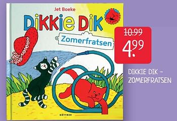 Aanbiedingen Dikkie dik - zomerfratsen - Huismerk - Boekenvoordeel - Geldig van 26/06/2020 tot 03/07/2020 bij Boekenvoordeel