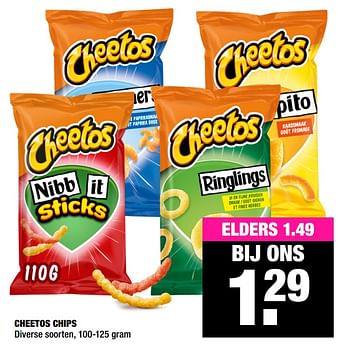 Aanbiedingen Cheetos chips - Cheetos  - Geldig van 29/06/2020 tot 12/07/2020 bij Big Bazar