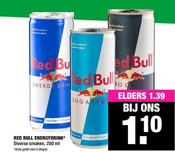 Aanbiedingen Red bull energydrink - Red Bull - Geldig van 29/06/2020 tot 12/07/2020 bij Big Bazar