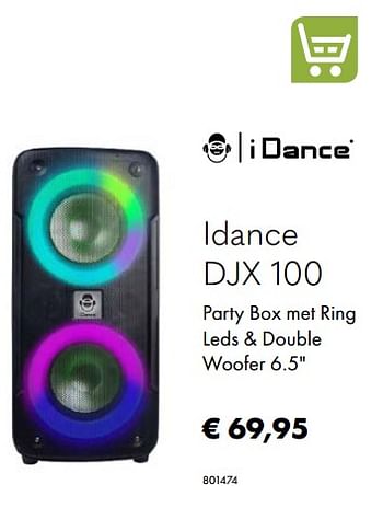 Aanbiedingen Idance djx 100 - I Dance - Geldig van 30/06/2020 tot 31/08/2020 bij Multi Bazar