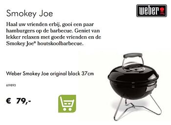 Aanbiedingen Weber smokey joe original black - Weber - Geldig van 30/06/2020 tot 31/08/2020 bij Multi Bazar
