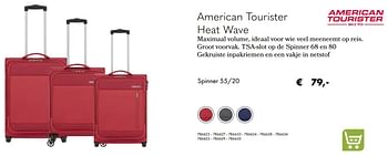 Aanbiedingen American tourister heat wave spinner - American Tourister - Geldig van 30/06/2020 tot 31/08/2020 bij Multi Bazar