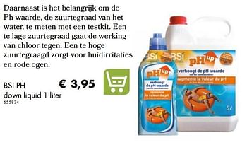 Aanbiedingen Bsi ph down liquid - BSI - Geldig van 30/06/2020 tot 31/08/2020 bij Multi Bazar