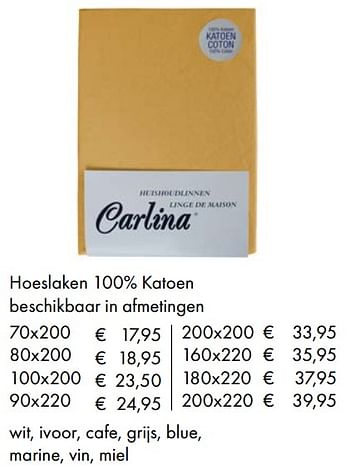 Aanbiedingen Hoeslaken 100% katoen beschikbaar in afmetingen - Huismerk - Multi Bazar - Geldig van 30/06/2020 tot 31/08/2020 bij Multi Bazar
