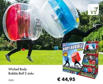 Aanbiedingen Wicked body bubble ball - Wicked - Geldig van 30/06/2020 tot 31/08/2020 bij Multi Bazar