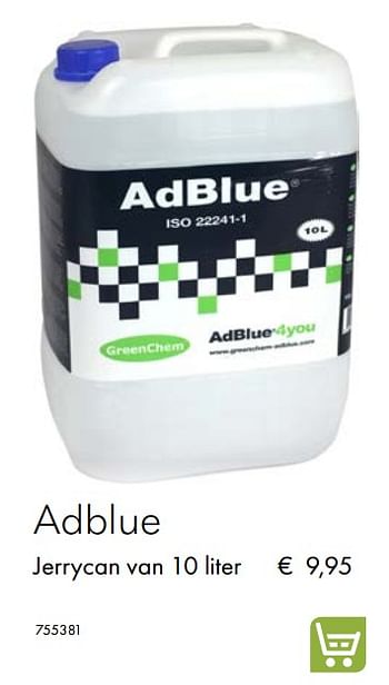 Aanbiedingen Adblue jerrycan - Adblue - Geldig van 07/07/2020 tot 31/08/2020 bij Multi Bazar