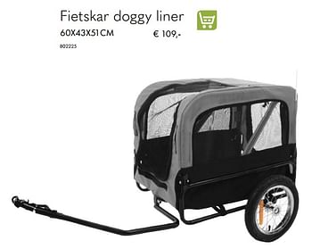 Aanbiedingen Fietskar doggy liner - Huismerk - Multi Bazar - Geldig van 07/07/2020 tot 31/08/2020 bij Multi Bazar