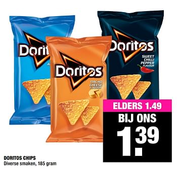 Aanbiedingen Doritos chips - Doritos - Geldig van 12/07/2020 tot 26/07/2020 bij Big Bazar