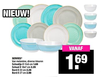 Aanbiedingen Servies schaaltje - Huismerk - Big Bazar - Geldig van 12/07/2020 tot 26/07/2020 bij Big Bazar