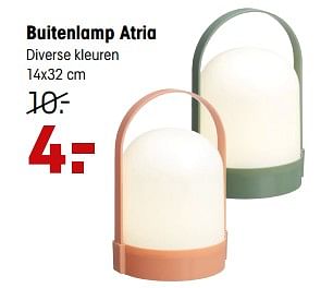 Aanbiedingen Buitenlamp atria - Huismerk - Kwantum - Geldig van 06/07/2020 tot 19/07/2020 bij Kwantum