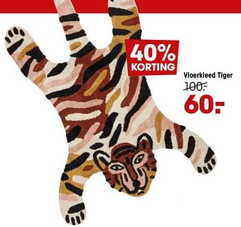 Aanbiedingen Vloerkleed tiger - Huismerk - Kwantum - Geldig van 06/07/2020 tot 19/07/2020 bij Kwantum