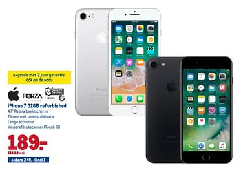 Aanbiedingen Apple iphone 7 32gb refurbished - Apple - Geldig van 15/07/2020 tot 28/07/2020 bij Makro