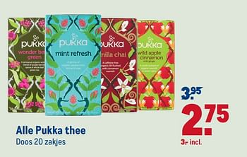 Aanbiedingen Alle pukka thee - Pukka - Geldig van 15/07/2020 tot 28/07/2020 bij Makro