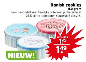 Aanbiedingen Danish cookies - Huismerk - Trekpleister - Geldig van 21/07/2020 tot 26/07/2020 bij Trekpleister