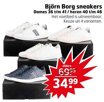 Aanbiedingen Björn borg sneakers dames - Bjorn Borg - Geldig van 21/07/2020 tot 26/07/2020 bij Trekpleister