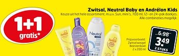 Aanbiedingen Zwitsal wasgel beestenboel - Zwitsal - Geldig van 21/07/2020 tot 26/07/2020 bij Trekpleister