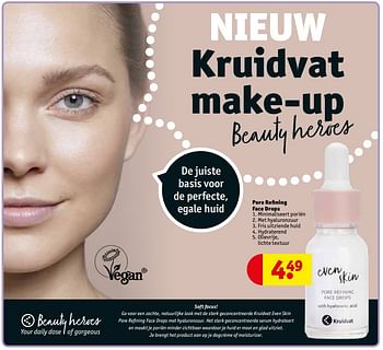 Aanbiedingen Pore refining face drops - Huismerk - Kruidvat - Geldig van 21/07/2020 tot 02/08/2020 bij Kruidvat