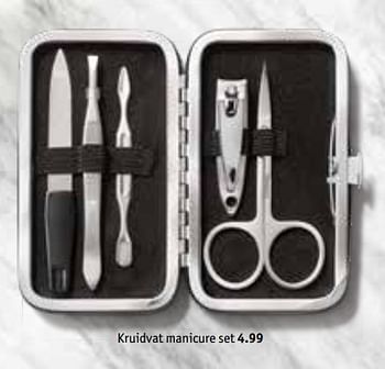 Aanbiedingen Kruidvat manicure set - Huismerk - Kruidvat - Geldig van 21/07/2020 tot 02/08/2020 bij Kruidvat