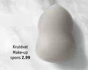 Aanbiedingen Kruidvat make-up spons - Huismerk - Kruidvat - Geldig van 21/07/2020 tot 02/08/2020 bij Kruidvat