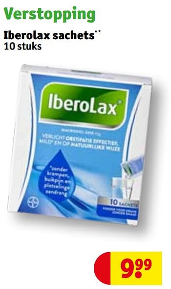 Aanbiedingen Iberolax sachets - IberoLax - Geldig van 21/07/2020 tot 02/08/2020 bij Kruidvat