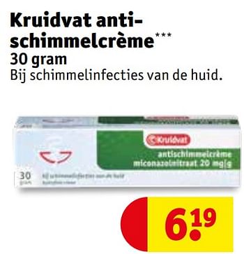 Aanbiedingen Kruidvat antischimmelcrème - Huismerk - Kruidvat - Geldig van 21/07/2020 tot 02/08/2020 bij Kruidvat