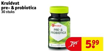Aanbiedingen Kruidvat pre- + probiotica - Huismerk - Kruidvat - Geldig van 21/07/2020 tot 02/08/2020 bij Kruidvat