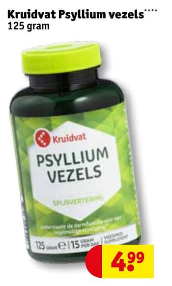 Aanbiedingen Kruidvat psyllium vezels - Huismerk - Kruidvat - Geldig van 21/07/2020 tot 02/08/2020 bij Kruidvat