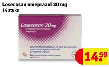Aanbiedingen Losecosan omeprazol 20 mg - Huismerk - Kruidvat - Geldig van 21/07/2020 tot 02/08/2020 bij Kruidvat