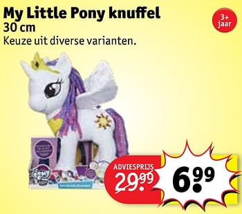 Aanbiedingen My little pony knuffel - My Little Pony - Geldig van 21/07/2020 tot 02/08/2020 bij Kruidvat
