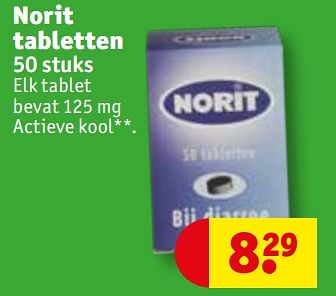 Aanbiedingen Norit tabletten - Norit - Geldig van 21/07/2020 tot 02/08/2020 bij Kruidvat